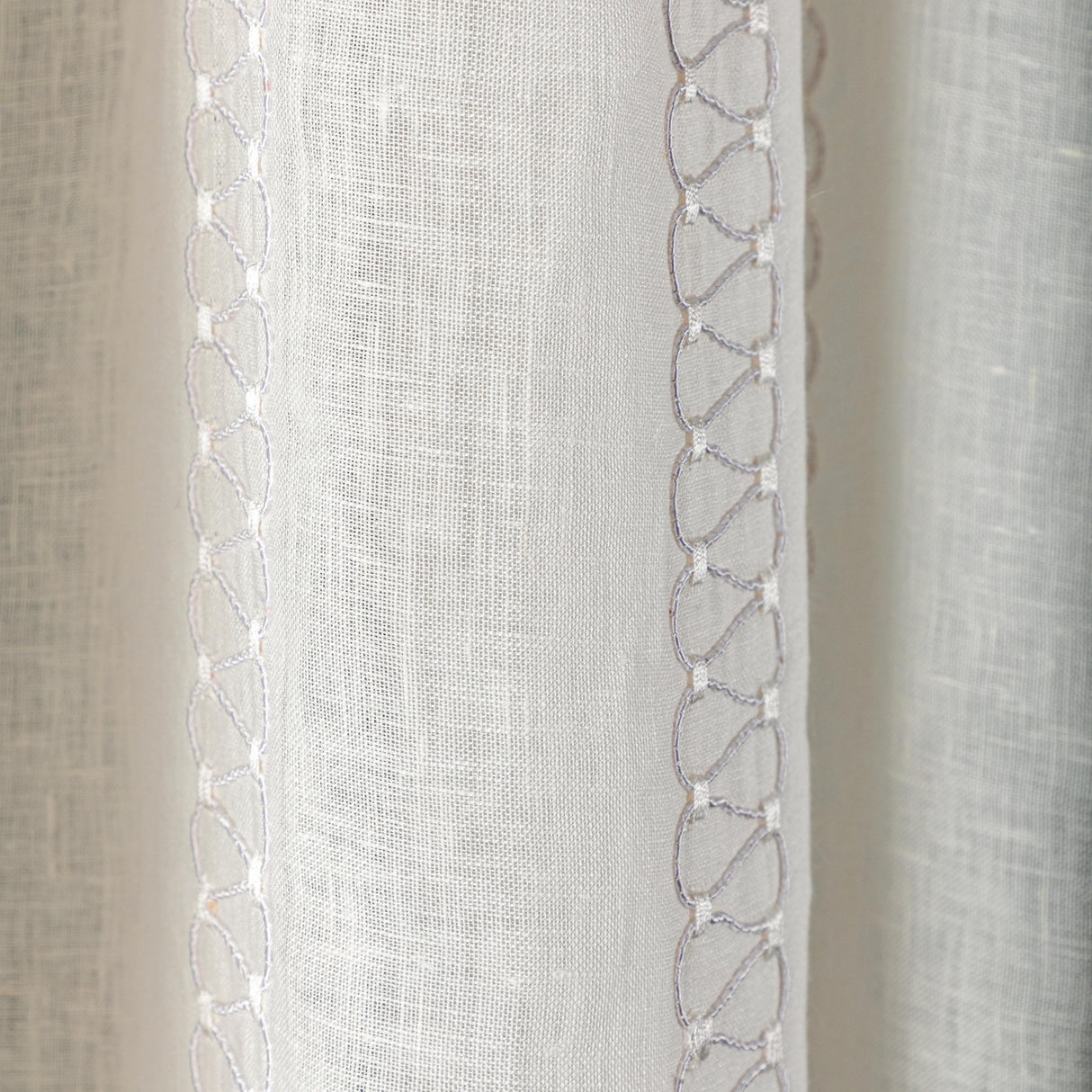 Lee Jofa ALSTON SHEER IVORY Drapery Fabric