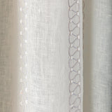 Lee Jofa ALSTON SHEER IVORY Drapery Fabric