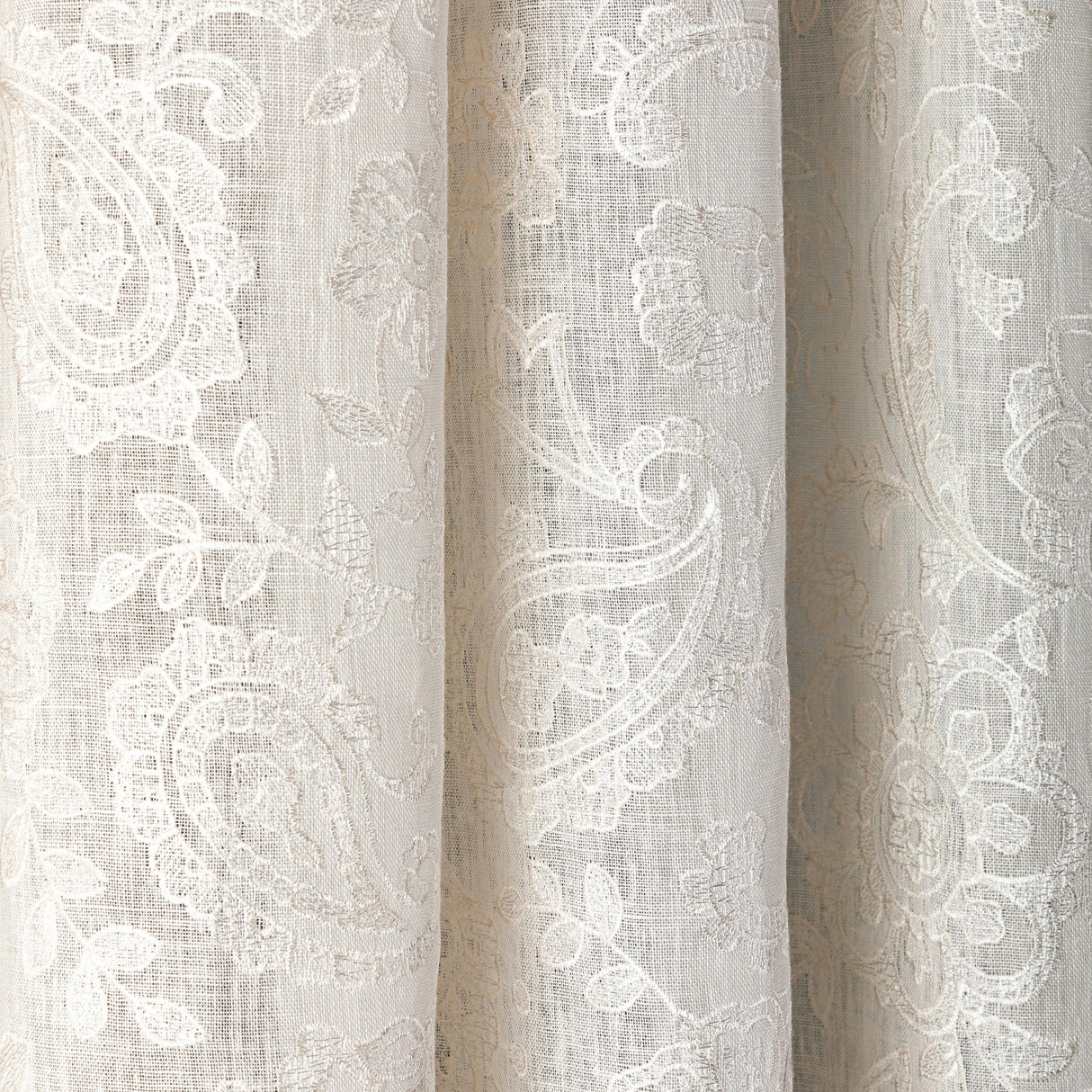 Lee Jofa VARLEY SHEER IVORY Drapery Fabric