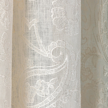 Lee Jofa VARLEY SHEER IVORY Drapery Fabric