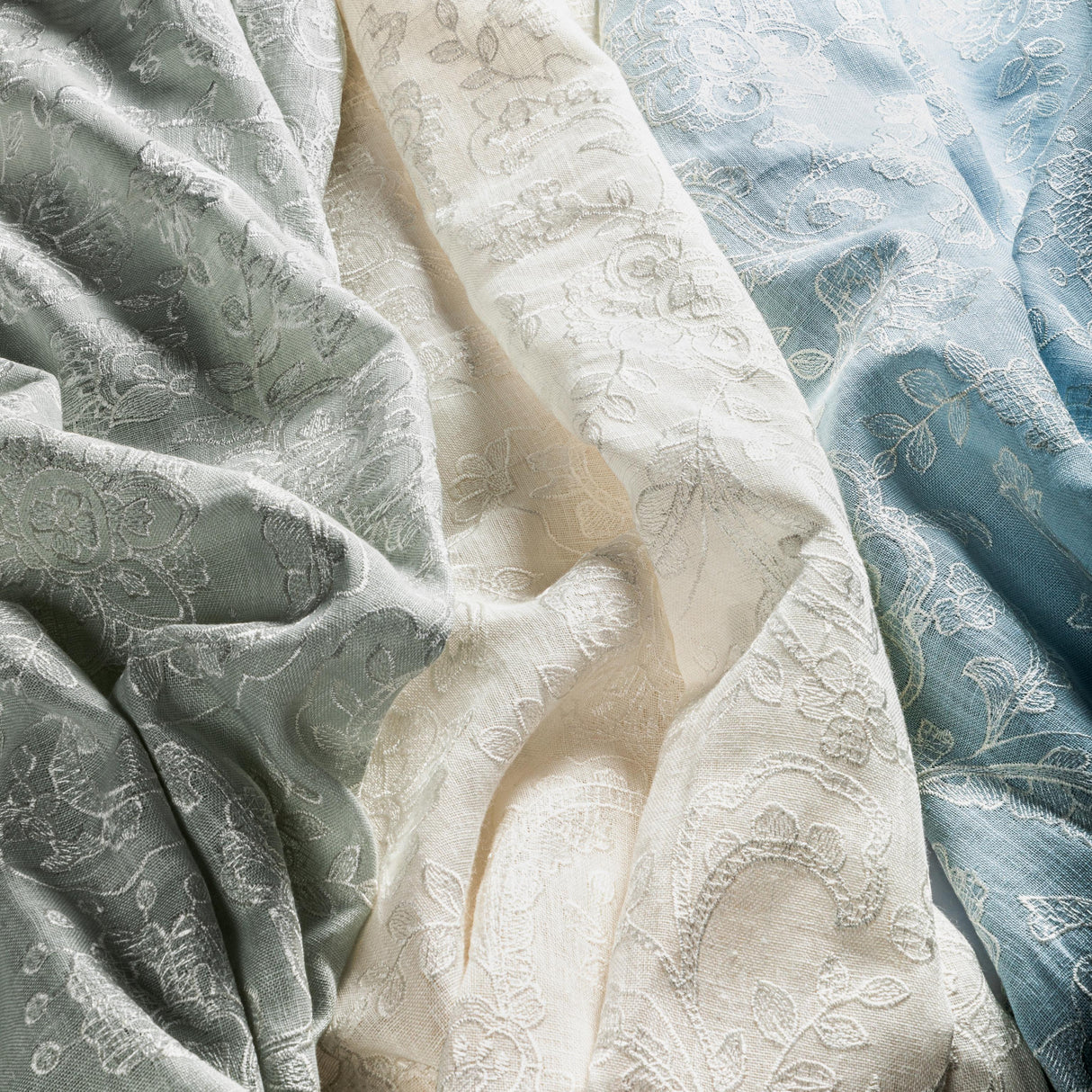 Lee Jofa VARLEY SHEER SEAGLASS Drapery Fabric