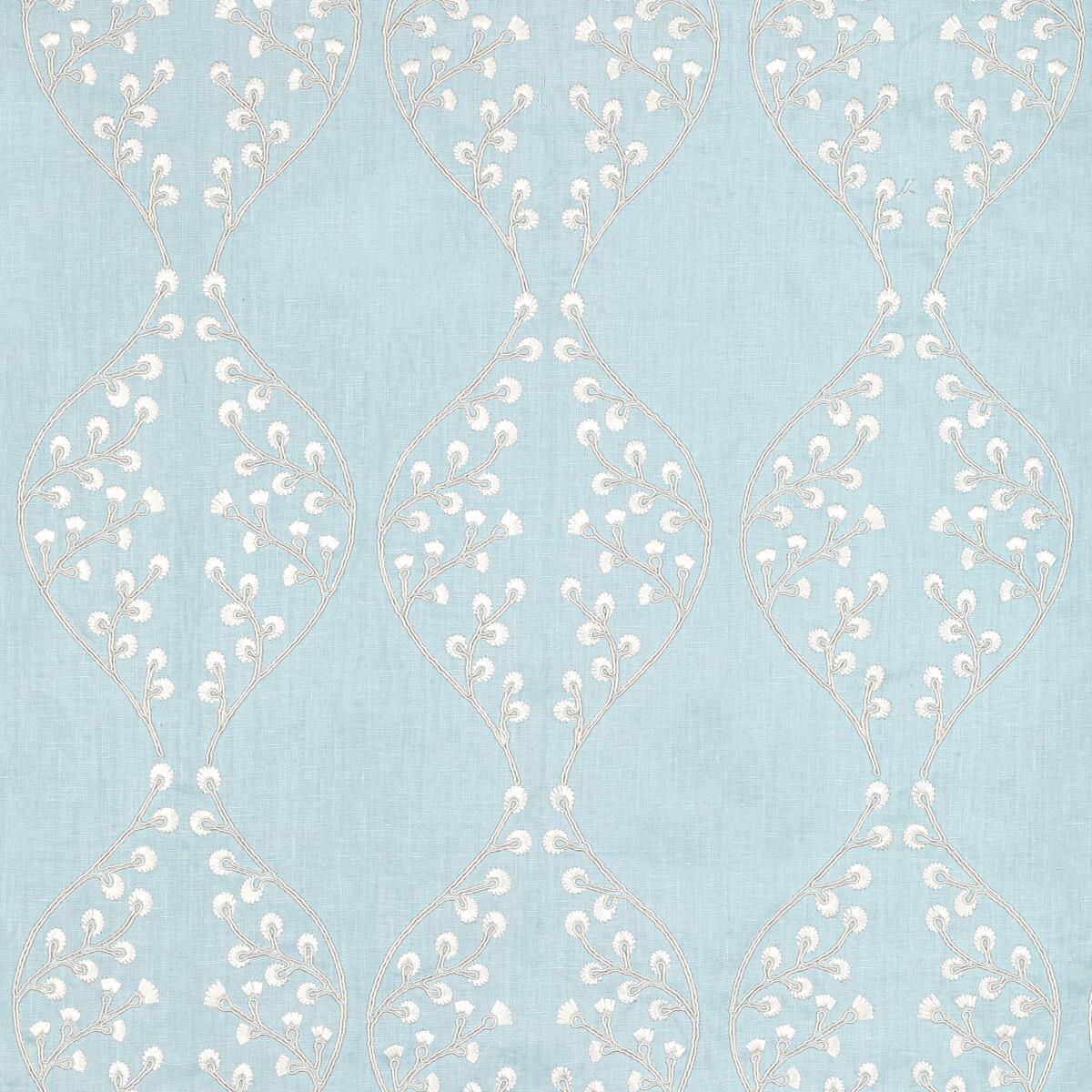 Lee Jofa Lillie Embroidery Sky Fabric