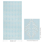 Lee Jofa LILLIE EMBROIDERY SKY Drapery Fabric