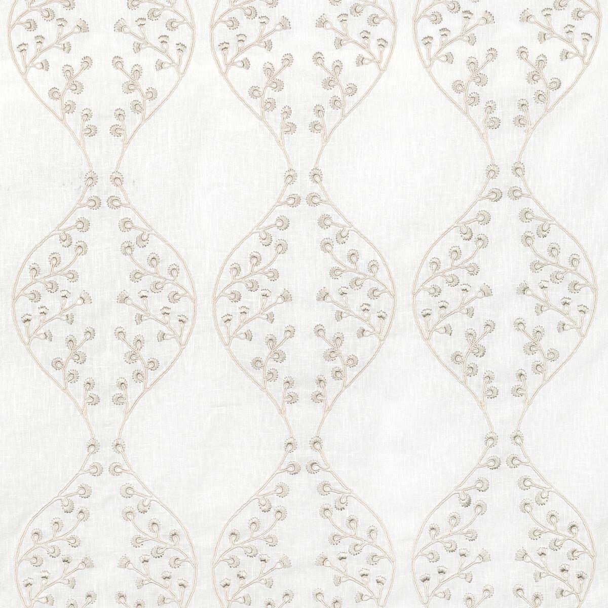 Lee Jofa Lillie Sheer Ivory/Fog Fabric