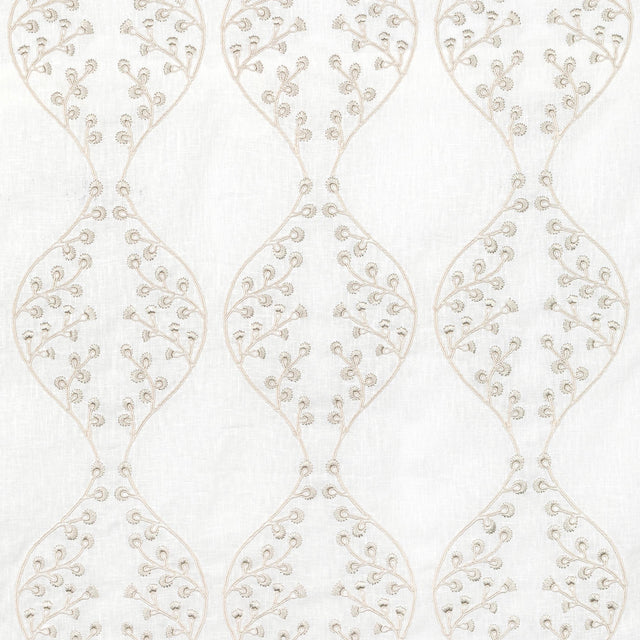 Lee Jofa LILLIE SHEER IVORY/FOG Drapery Fabric