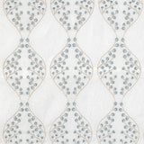 Lee Jofa Lillie Sheer Ivory/Blue Fabric