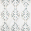 Lee Jofa Lillie Sheer Ivory/Blue Drapery Fabric