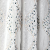 Lee Jofa LILLIE SHEER IVORY/BLUE Drapery Fabric