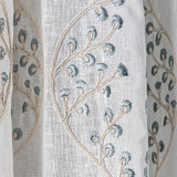 Lee Jofa LILLIE SHEER IVORY/BLUE Drapery Fabric