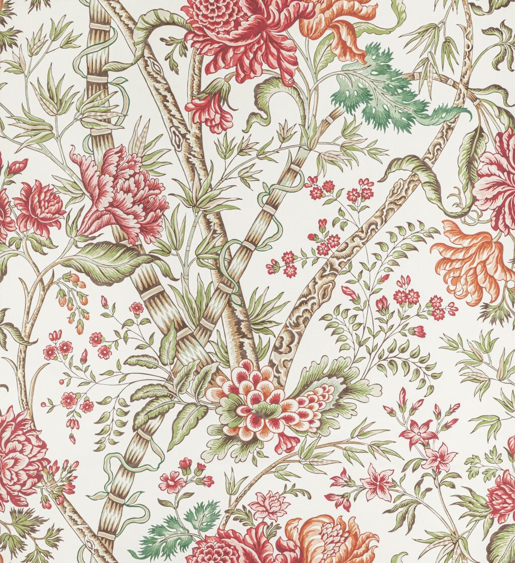 Brunschwig & Fils LUBERON BERRY/LEAF Wallpaper