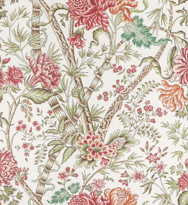Brunschwig & Fils LUBERON BERRY/LEAF Wallpaper