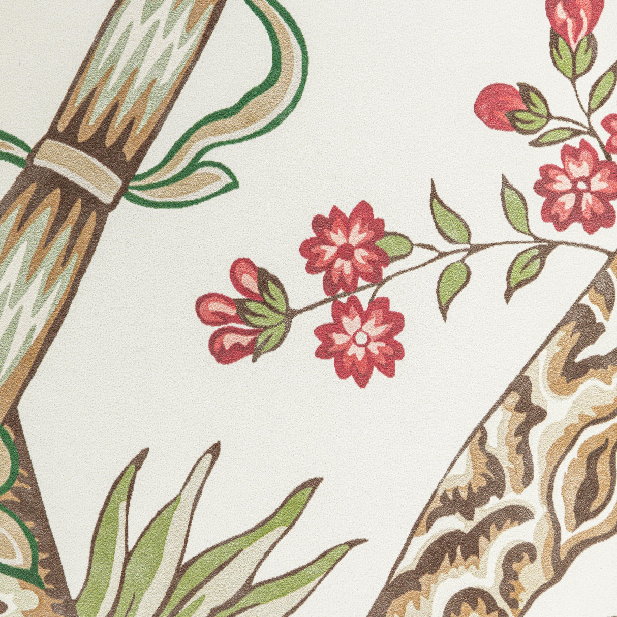 Brunschwig & Fils LUBERON BERRY/LEAF Wallpaper