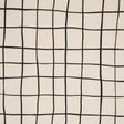 Schumacher Painterly Windowpane Black Fabric