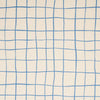 Schumacher Painterly Windowpane Blue Fabric