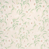 Schumacher Scattered Lilies Cream Fabric