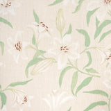 Schumacher Scattered Lilies Cream Fabric