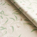 Schumacher Scattered Lilies Cream Fabric