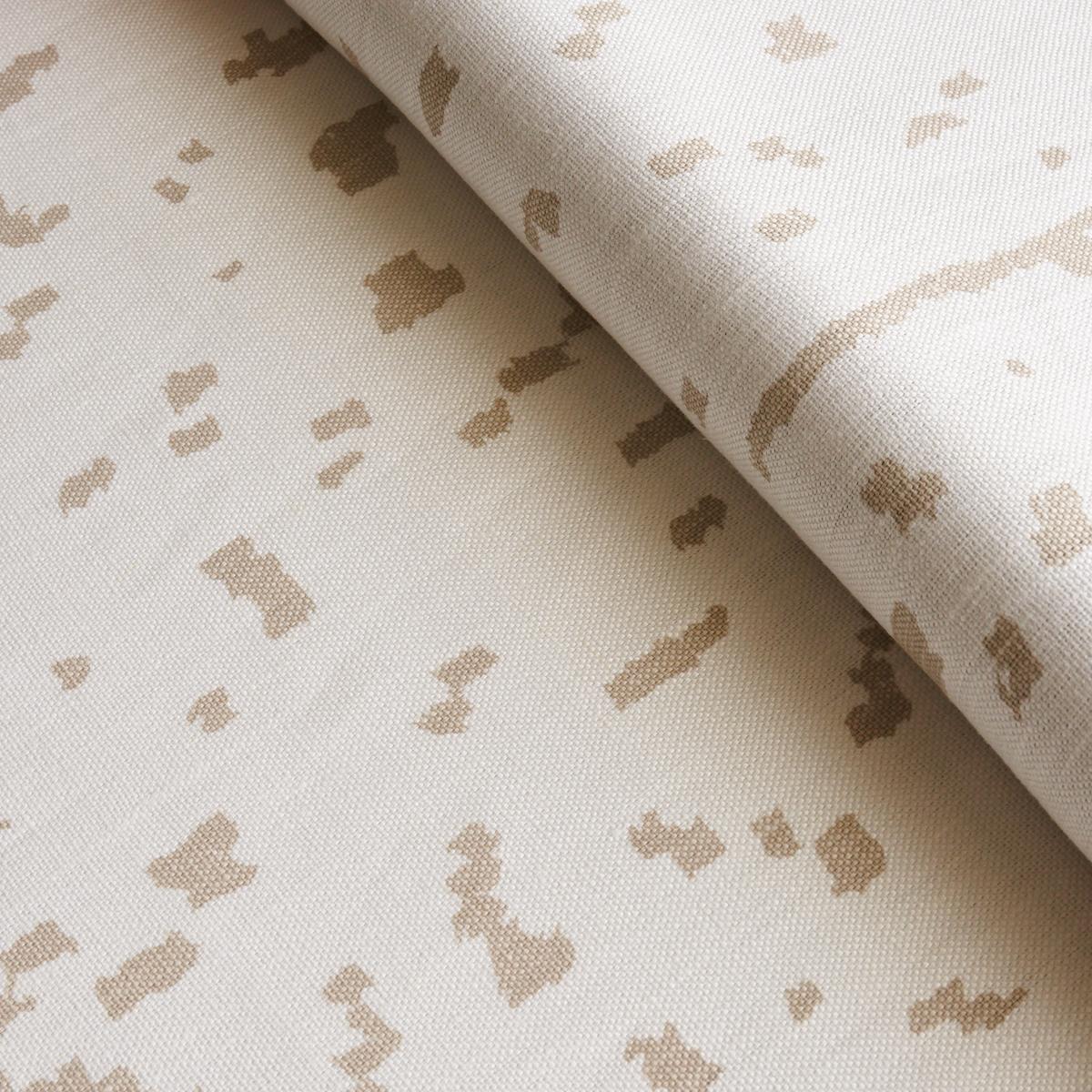 Schumacher Bespotted Light Neutral Fabric