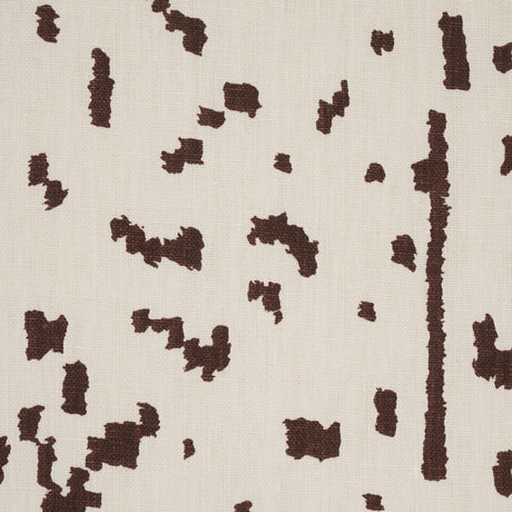Schumacher Bespotted Brown Fabric