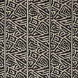 Schumacher Jagged Maze Black Fabric