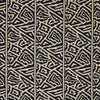 Schumacher Jagged Maze Black Fabric