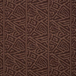 Schumacher Jagged Maze Brown Fabric