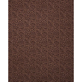 Schumacher Jagged Maze Brown Fabric