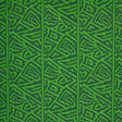 Schumacher Jagged Maze Green Fabric