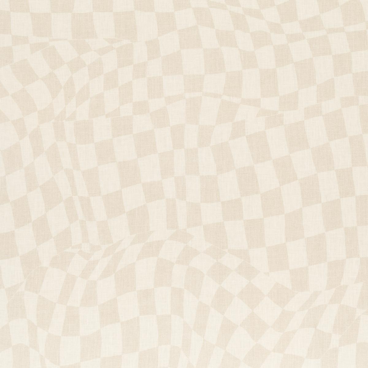 Schumacher Loose Check Light Neutral Fabric