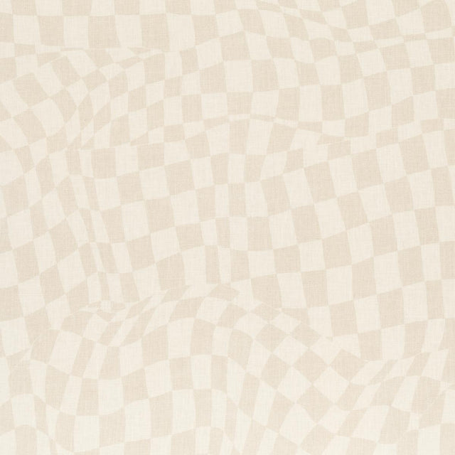 Schumacher Loose Check Light Neutral Fabric