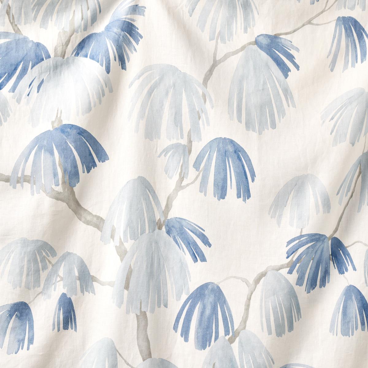 Schumacher Weeping Pine Slate Fabric