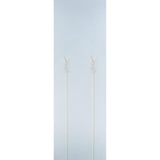 Schumacher Villa Palm Panel Blue Wallpaper