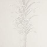 Schumacher Villa Palm Panel White/Ivory Wallpaper
