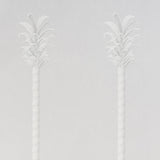 Schumacher Villa Palm Panel Grey Wallpaper