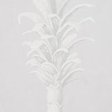 Schumacher Villa Palm Panel Grey Wallpaper