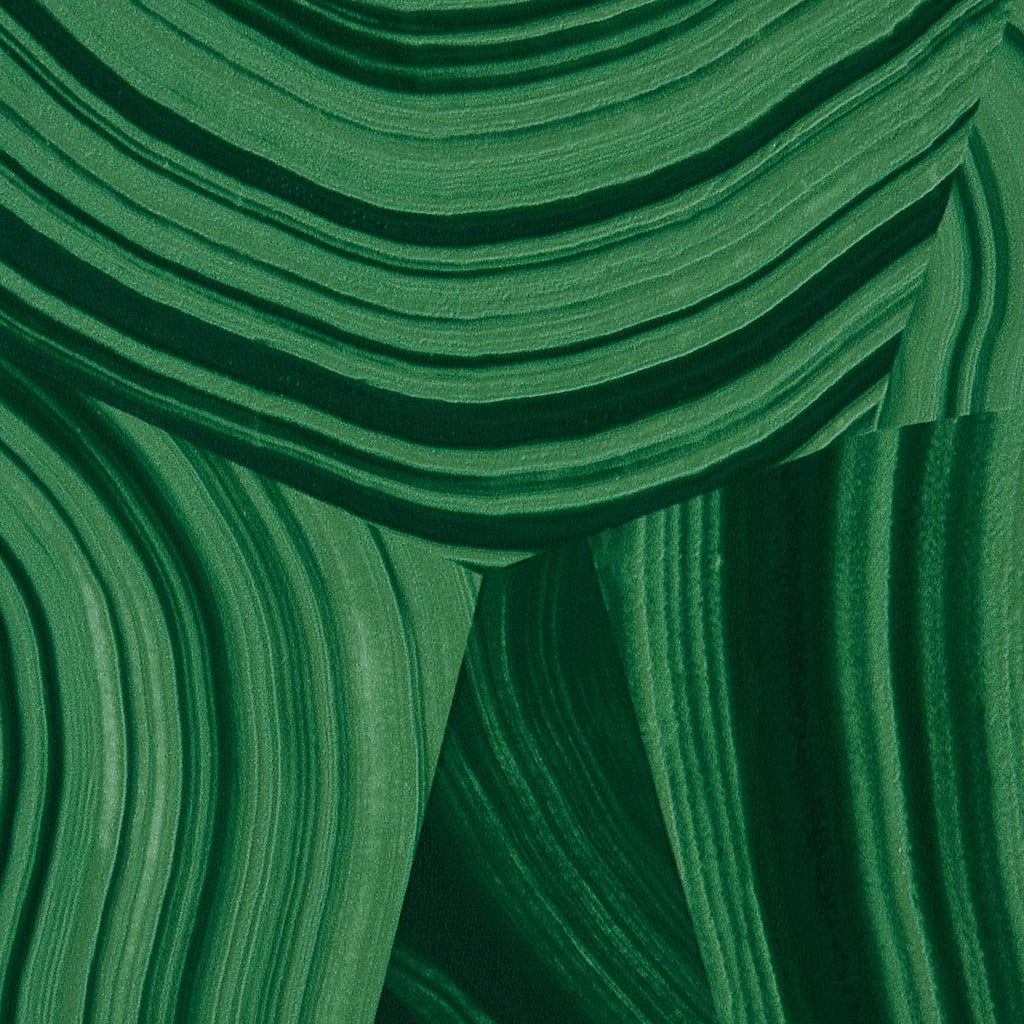 Schumacher Agate Slice Malachite Green Wallpaper