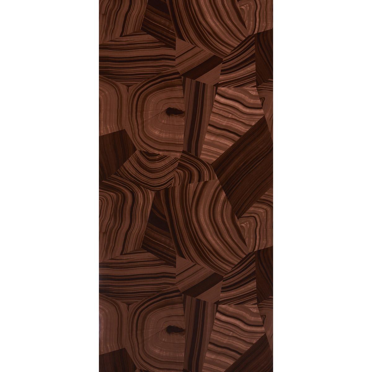 Schumacher Agate Slice Tigers Eye Wallpaper