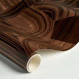 Schumacher Agate Slice Tigers Eye Wallpaper