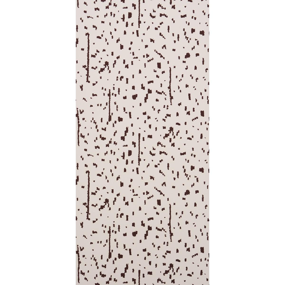 Schumacher Bespotted Brown Wallpaper