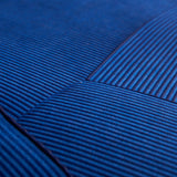 Schumacher Hand Combed Plaster Yves Blue Wallpaper