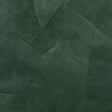 Schumacher Hand Combed Plaster Green Leaf Wallpaper