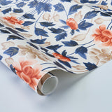 Schumacher Imari Blue Ink Wallpaper