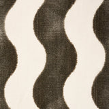 Schumacher The Wave Velvet Grey Fabric