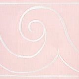 Schumacher White On Blush Greek Waves Trim