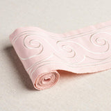 Schumacher White On Blush Greek Waves Trim