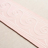 Schumacher White On Blush Greek Waves Trim