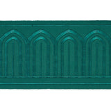 Schumacher Emerald Arches Embroidered Tape Wide
