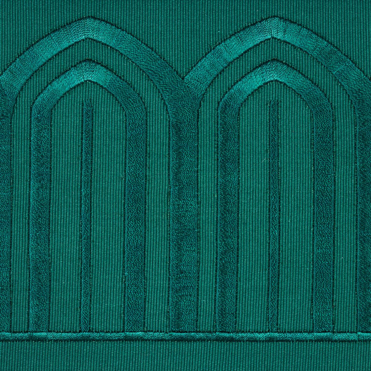 Schumacher Emerald Arches Embroidered Tape Wide