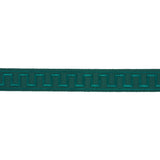 Schumacher Emerald Greek Key Embroidered Tape