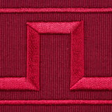 Schumacher Burgundy Greek Key Embroidered Tape